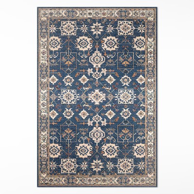 Tapis vinyle rectangulaire Motif ornemental de style persan vintage