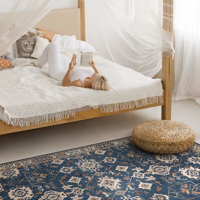 Tapis vinyle rectangulaire Motif ornemental de style persan vintage