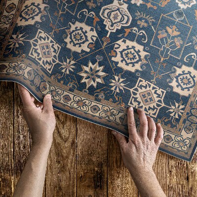 Tapis vinyle rectangulaire Motif ornemental de style persan vintage