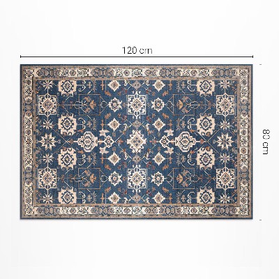 Tapis vinyle rectangulaire Motif ornemental de style persan vintage