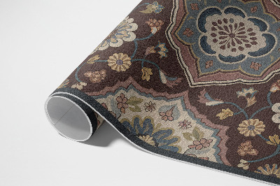 Tapis vinyle Motif ornemental vintage de fleurs et de plantes