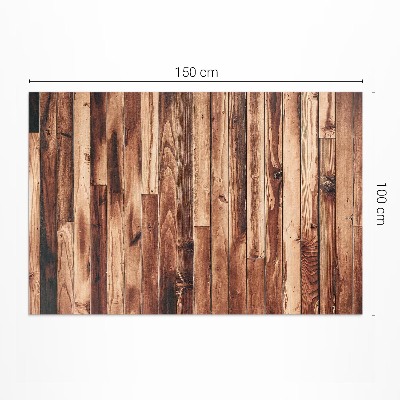 Tapis vinyle Parquet en bois usé