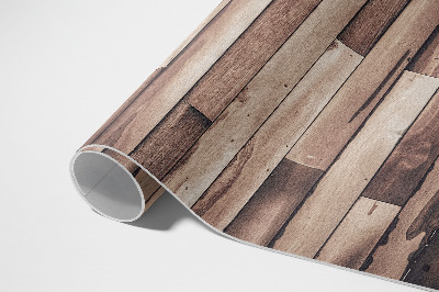 Tapis vinyle rectangulaire Parquet en bois naturel