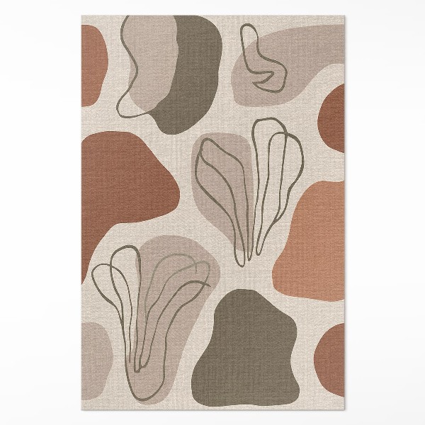 Tapis vinyle Taches bohèmes abstraites irrégulières