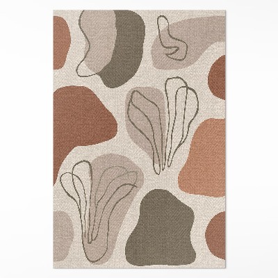 Tapis vinyle Taches bohèmes abstraites irrégulières