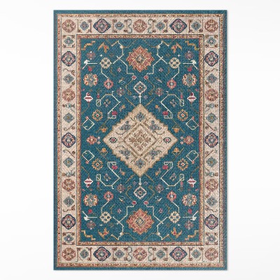 Tapis vinyle rectangulaire Illustration de motifs orientaux persans