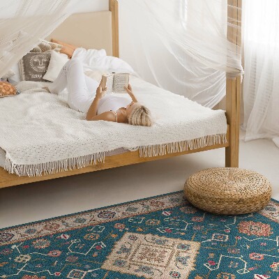 Tapis vinyle rectangulaire Illustration de motifs orientaux persans