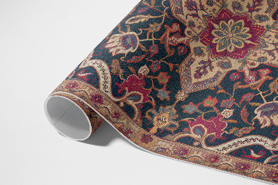 Tapis vinyle rectangulaire Riche ornement floral de style turc