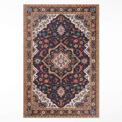 Tapis vinyle Riche ornement végétal de style persan