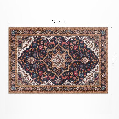 Tapis vinyle Riche ornement végétal de style persan