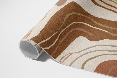 Tapis vinyle Lignes et taches bohèmes pastel