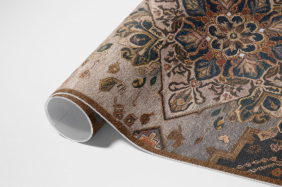 Tapis vinyle rectangulaire Ornement de tapis de style turc