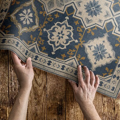 Tapis vinyle Carreaux marocains élégants en mosaïque