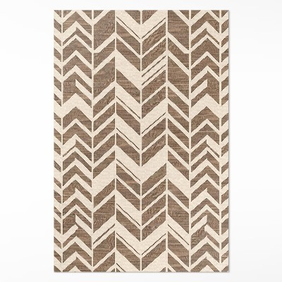 Tapis vinyle rectangulaire Traces décoratives à motifs bohèmes indiens