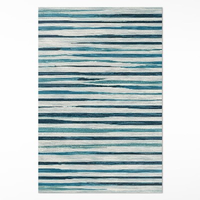 Tapis vinyle Composition statique de bandes de peinture abstraites