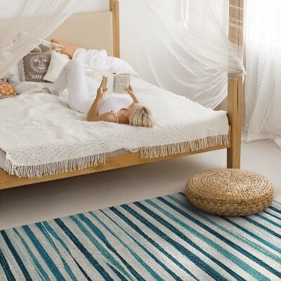 Tapis vinyle Composition statique de bandes de peinture abstraites