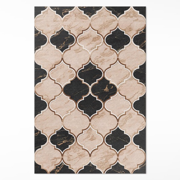 Tapis vinyle Mosaïque de marbre arabesque de style marocain