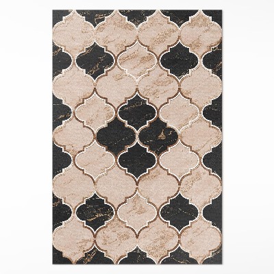 Tapis vinyle Mosaïque de marbre arabesque de style marocain