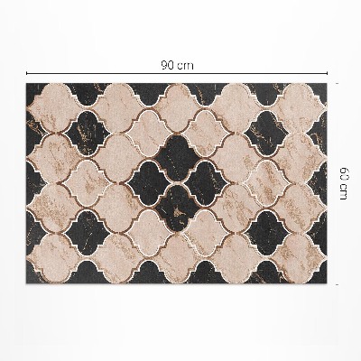 Tapis vinyle Mosaïque de marbre arabesque de style marocain