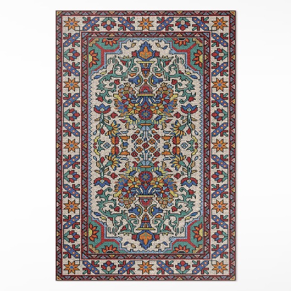 Tapis vinyle Motif riche de style turc