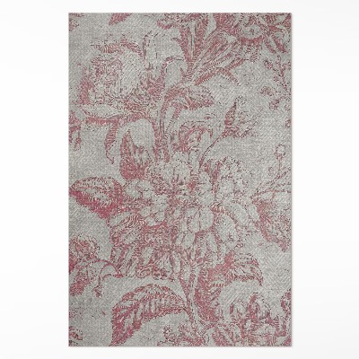 Tapis vinyle Motif floral vieilli vintage