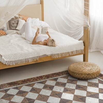 Tapis vinyle rectangulaire Carreaux Art Déco