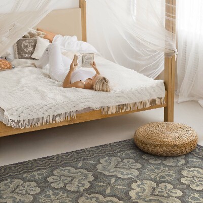 Tapis vinyle Géométrie rustique sur carreaux vintage