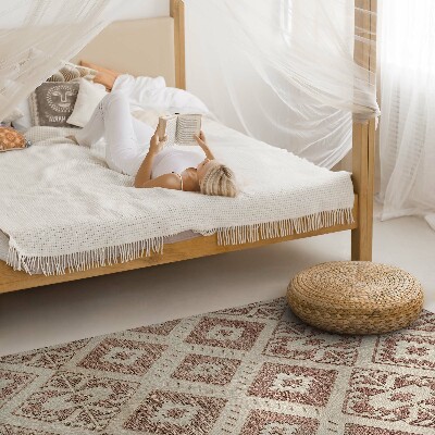 Tapis vinyle Compositions géométriques de style aztèque