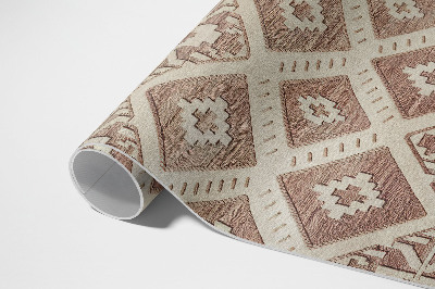 Tapis vinyle Compositions géométriques de style aztèque