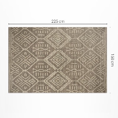 Tapis vinyle rectangulaire Inspirations rétro dans le style aztèque