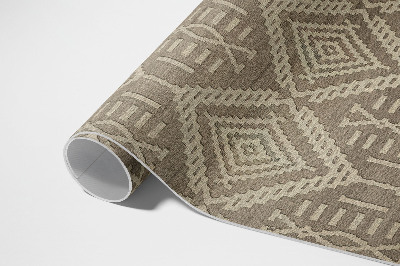 Tapis vinyle rectangulaire Inspirations rétro dans le style aztèque