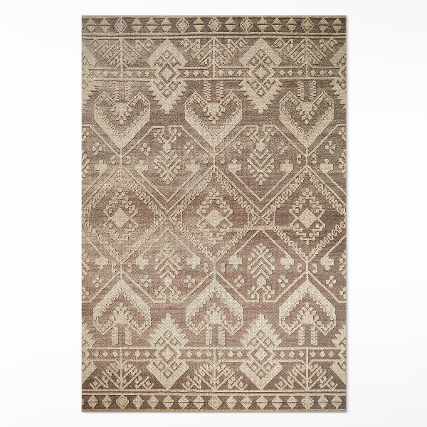 Tapis vinyle rectangulaire Inspirations anciennes dans les motifs aztèques