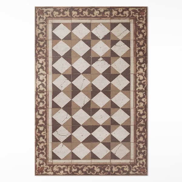 Tapis vinyle Des designs élégants à l'ancienne