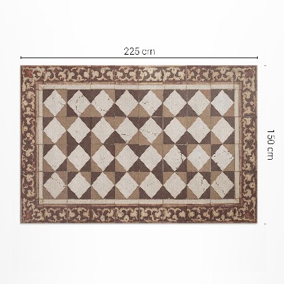 Tapis vinyle Des designs élégants à l'ancienne