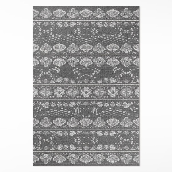 Tapis vinyle rectangulaire Scènes de jardin aux motifs floraux
