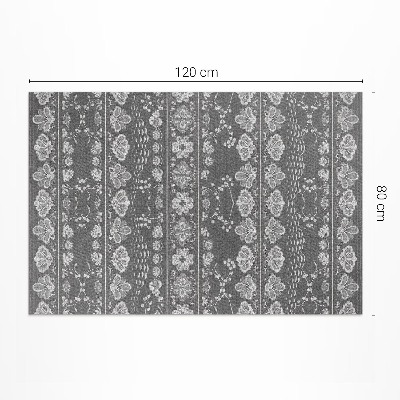 Tapis vinyle rectangulaire Scènes de jardin aux motifs floraux