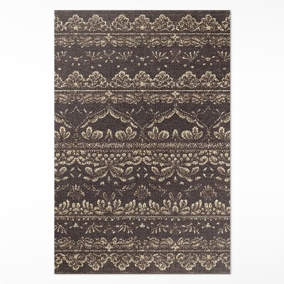 Tapis vinyle Tons terreux avec motifs botaniques