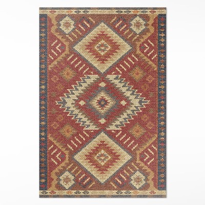 Tapis vinyle Harmonie des figures géométriques aztèques