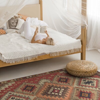 Tapis vinyle rectangulaire La précision géométrique de l'art aztèque