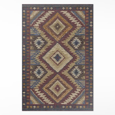 Tapis vinyle Motifs aztèques anciens pleins de symétrie