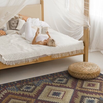 Tapis vinyle Motifs aztèques anciens pleins de symétrie