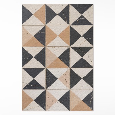 Tapis vinyle Imitation de tuiles anciennes