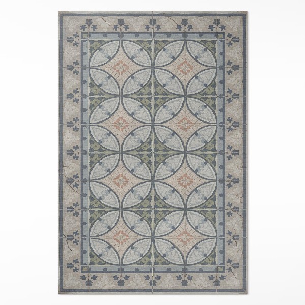 Tapis vinyle Mosaïque de carreaux de céramique vintage
