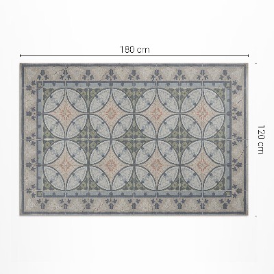Tapis vinyle Mosaïque de carreaux de céramique vintage