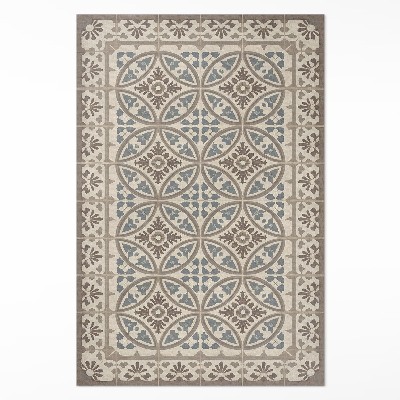 Tapis vinyle rectangulaire Composition géométrique bohème