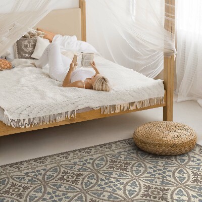 Tapis vinyle rectangulaire Composition géométrique bohème