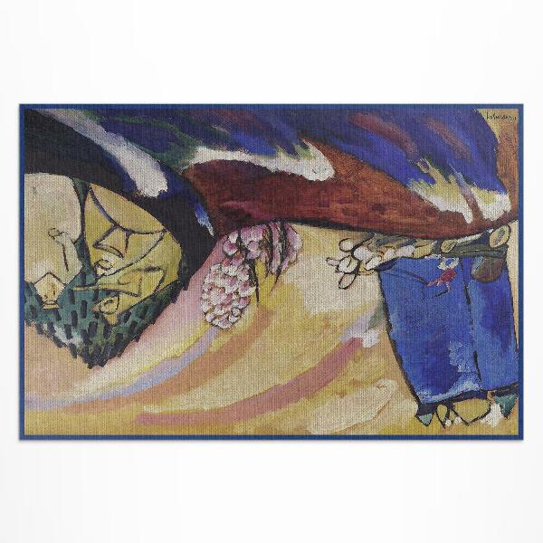 Tapis vinyle d’extérieur Troïka de l'abstraction par Vassily Kandinsky