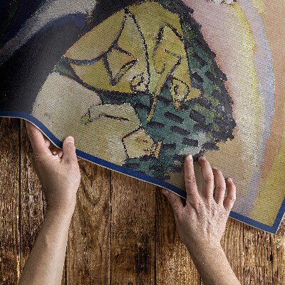 Tapis vinyle d’extérieur Troïka de l'abstraction par Vassily Kandinsky