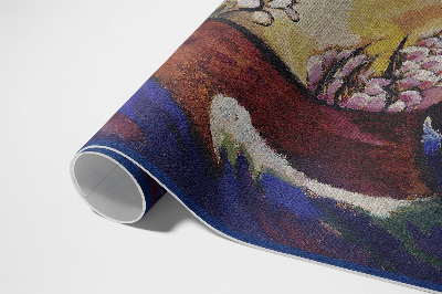 Tapis vinyle d’extérieur Troïka de l'abstraction par Vassily Kandinsky