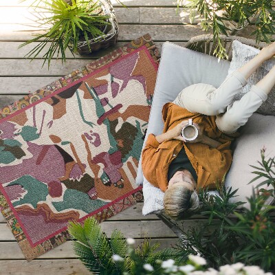 Tapis vinyle d’extérieur Sons abstraits de Wassily Kandinsky